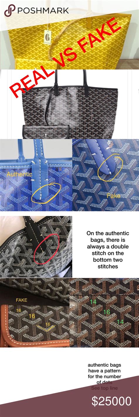 real goyard wallet vs fake|genuine goyard bag.